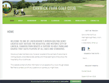 Tablet Screenshot of canwickpark.co.uk